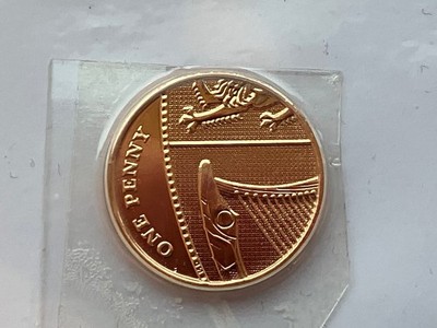 COIN 1 PENCE 2015 5TH PORTRAIT BRILLIANT UNCIRCULATED BUNC