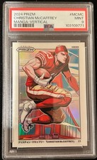 2024 Panini Prizm Christan McCaffrey Manga-Vertical PSA 9