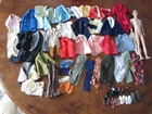 Large Lot Vintage 1960's Mattel Barbie Ken Doll w/ Outfits Clothes & Shoes