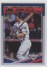 2018 USA Baseball Stars & Stripes Longevity Black Flag 1/5 Johnny Aiello #12 2id