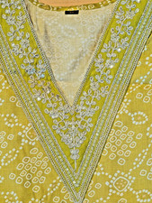 Salwar Suit 2 Pcs Readymade Printed Zari Sequin Embroidery Party Festive Wear