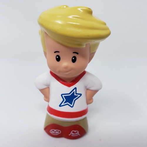 Fisher-Price Little People Eddie blonde Haare Junge Spielfigur - Bild 1 von 10