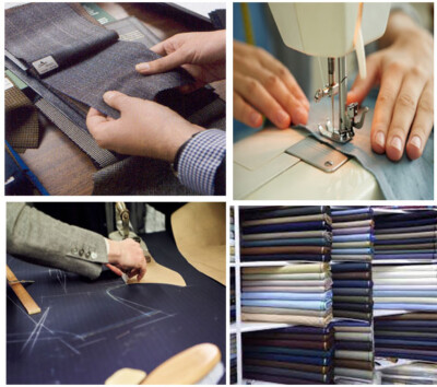 Custom Made Suit Bespoke Tailored Business Formal Classic Slim Fit Suits