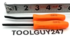 SNAP ON TOOLS  PBMB5 2Pc ORANGE 5" Length Straight + Bent Mini Pocket Prybar Set