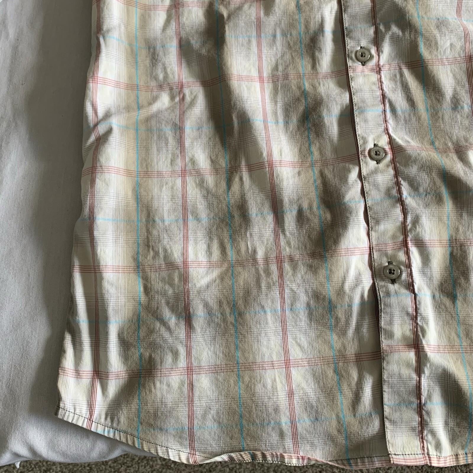 ARC'TERYX Arc’teryx Camicia Uomo Tg M Plaid Bottoni Manica Corta Tasca Outdoor Escursionismo