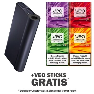 Neuware | glo hyper X2 Air Device Kit in schwarz OVP | +1 VEO Stick Pack