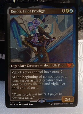 MTG Foil Commander Kamigawa: Neon Dynasty Kotori, Pilot Prodigy (078) Thick