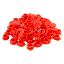 VELOCITY VELOPLUGS VELO PLUGS RED BICYCLE WHEEL BAG OF 72 8mm NEW