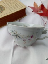 Tazza da tè the Cioccolata antica porcellana vintage bavaria fiori Simil Ginori