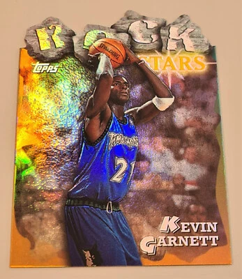 Kevin Garnett # RS12 Rock Stars Refraktor 1997-98 Topps EN Mint Vintage - Bild 1 von 4