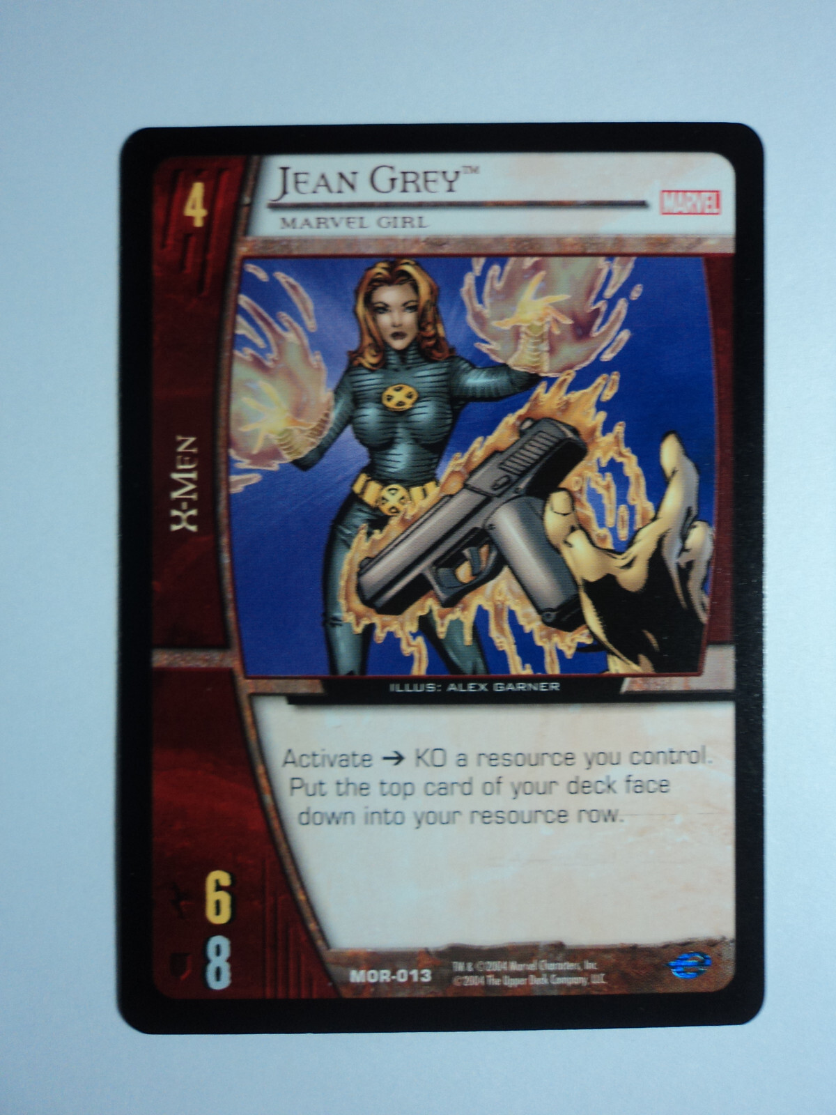 2004 MARVEL VS SYSTEM - UNLIMITED EDITION - COMMON CARD - MOR-013 JEAN GREY