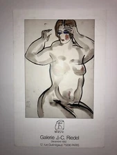 Sanyu original poster 1992 gallery Riedel 常玉