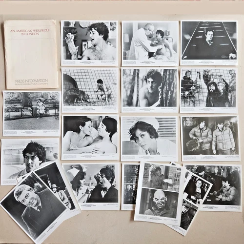 An American Werewolf in London 1981 Movie Press Kit – 18 Stills + Folder – RARE