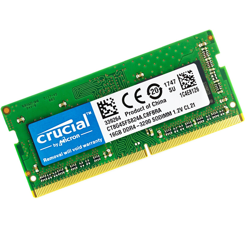 CRUCIAL DDR4 2X16GB 3200 PC4-25600 Laptop SODIMM Non-ECC 260-Pin