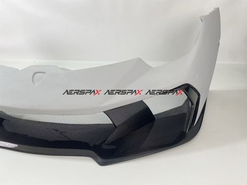 Front Bumper Lip For Lamborghini LP580 LP610 Vs Style Partial Carbon Fiber - Picture 8 of 12