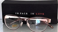Dansh Inface IF1181 097 Cat Eye Brown Frame Titanium Glasses $239 NIB #28