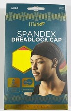 Titan JUMBO Stripe Spandex Dreadlock Cap Stretchable Smooth Fabric Stripe #82202