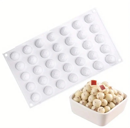 Mini Round Ball Silicone Mold For Baking, Pastry, Candy, Chocolate, Ice Cubes