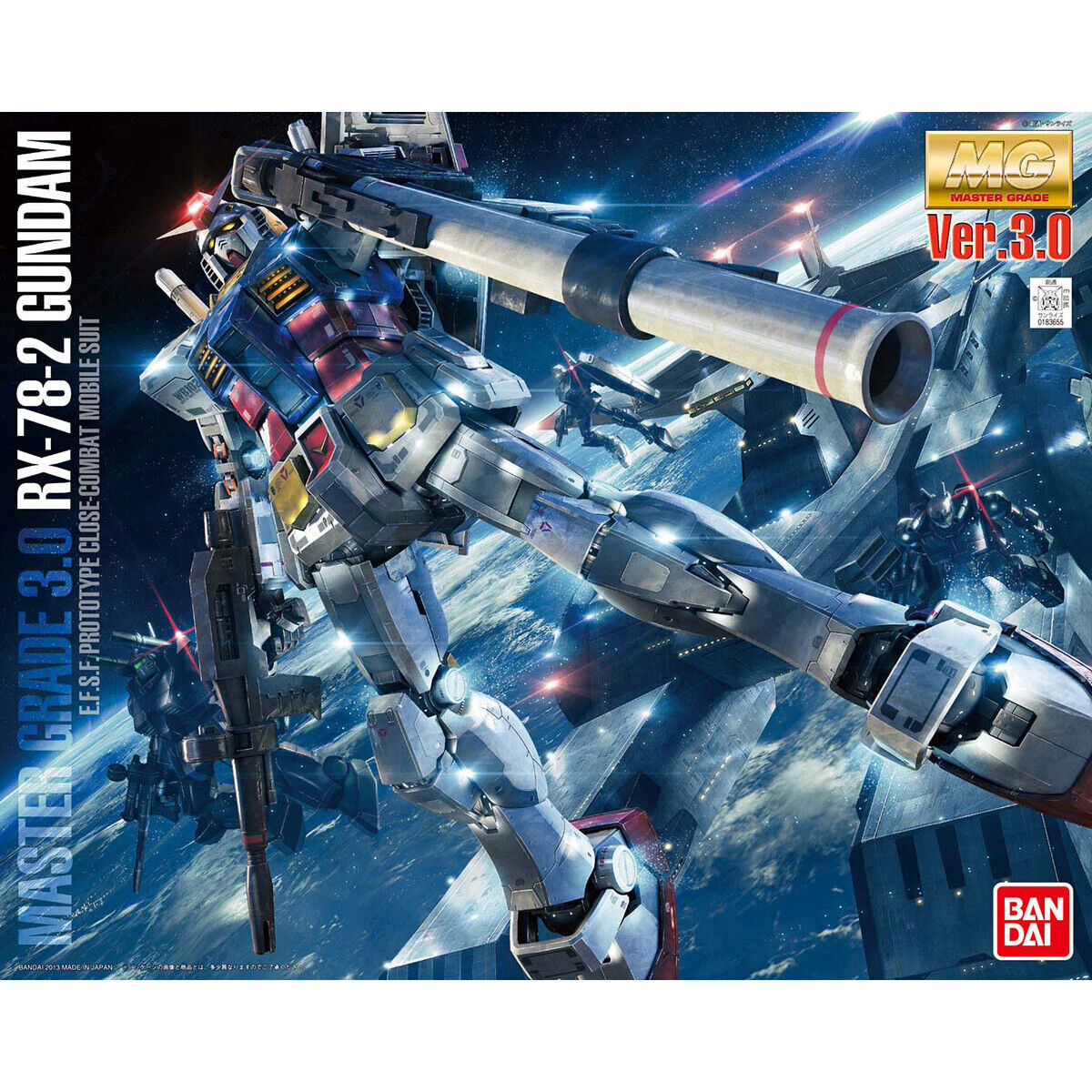 Bandai Gundam RX-78-2 Ver.3.0 MG 1/100 Model Kit JAPANESE seller