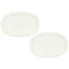 Corningware F-15-PC French White Oval Plastic Replacement Storage Lid (2-Pack)