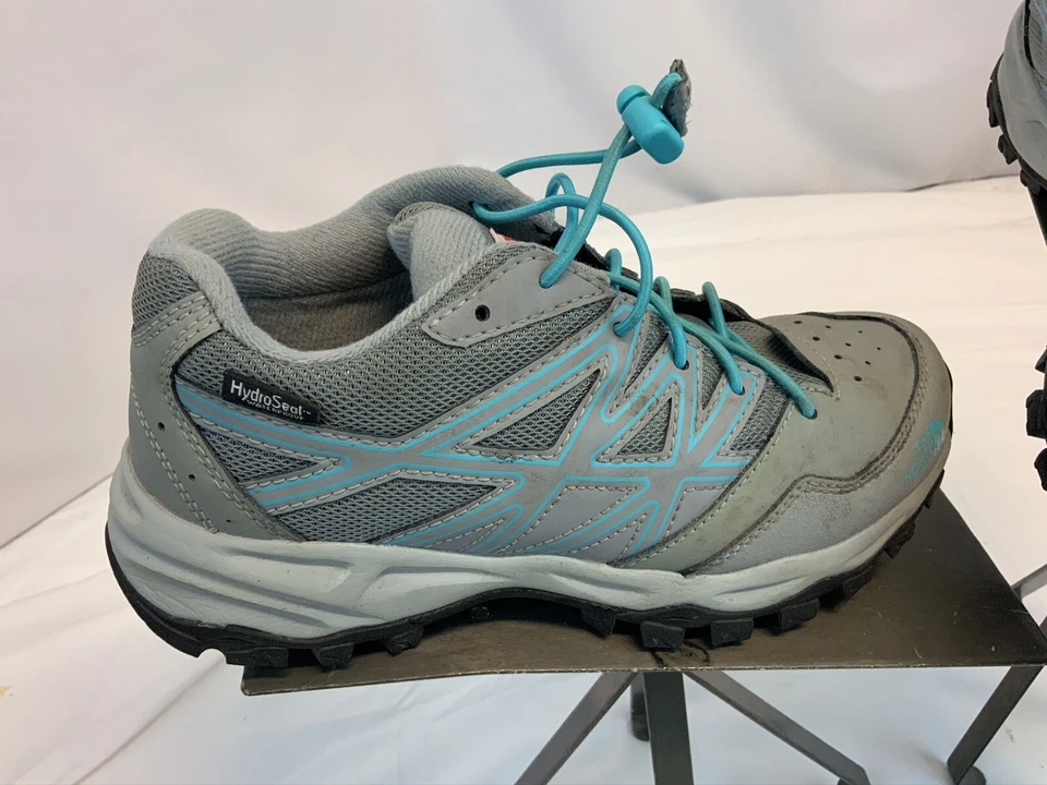 Zapatos de Senderismo The North Face Talla 4 Niños 6 Mujeres Cuero Gris YGI I0S-221 Foto 3 de 4