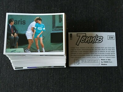 LOT 155 STICKERS STICKERS PANINI TENNIS ATP TOUR 1992 ULTRA RARE NO DOUBLES