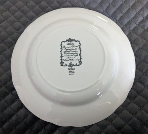 Spode Williamsburg Blue Provincial Garden Plates Luncheon 9" Set Of 6 - Picture 11 of 19