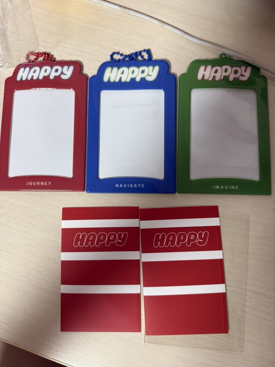 BTS JIN HAPPY ALBUM WEVERSE POB PHOTO HOLDER STICKER SET | eBay