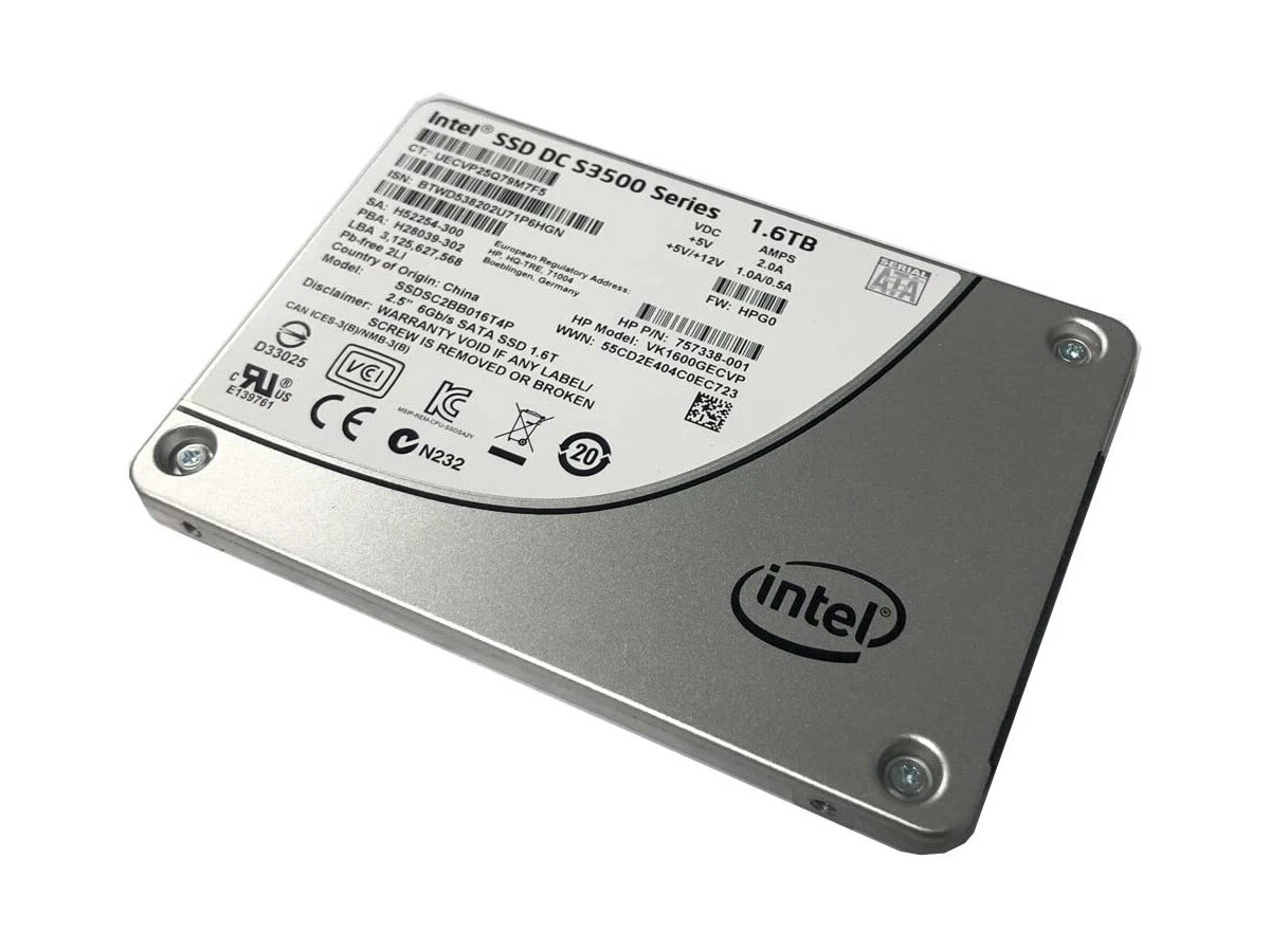 1.6TB Intel DC S3500 2.5