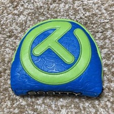 Scotty Cameron Circle T Tour Rat Mallet cover Lime/Blue Rare from Japan USED