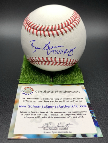 Ben Grieve Auto Signed Oakland Athletics MLB Baseball 1998 AL ROY Schwartz COA - Picture 2 of 4