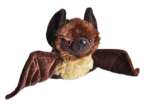 Wild Republic - Pipistrello Peluche, Marrone, 21275 (K4W)