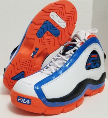 FILA Grant Hill 2 Knicks Mens Suede Basketball Shoes Size 9.5 Blue Orange FILA Grant Hill 2 Knicks Mens Suede Basketball Shoes Size  main image 3