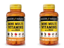 2 X 365 TABLETS DAILY MULTIPLE VITAMINS with IRON ONE A DAY DIETARY SUPPLEMENT