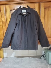 Excellent Black Button Up Coat / Jacket Size 14 From Joie De Vivre
