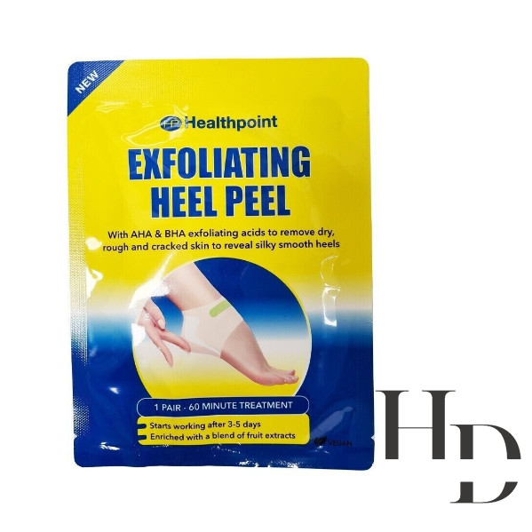 2x Healthpoint Exfoliating Heel Peel Treatment Remove Dry Cracked Skin - Vegan