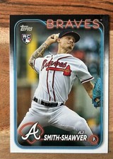 2024 Series 1 Base #117 AJ Smith-Shawver - Atlanta Braves RC