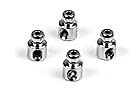 Xray M18T NICKEL COATED PIVOT BALL 4.2 MM TYPE E (4) XR387543
