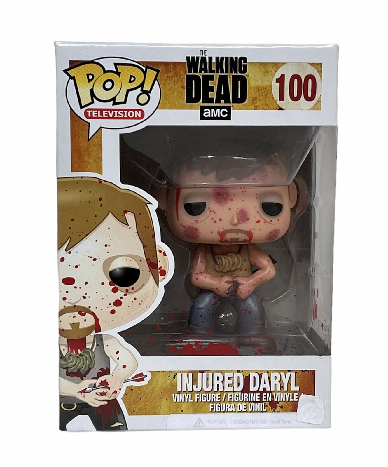 En Oferta Vinilo Funko Pop Exclusivo De The Walking Dead Injured Daryl Dixon Blood Salpicattered