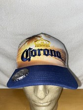 Vintage Corona Beer W/ Opener Mesh Snapback Baseball Cap Trucker Hat Lid