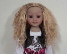Lea MED REDDISH BLONDE 7-1/4 Wig For Dianna Effner 13" Little Darling Doll Debs