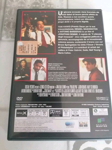DVD Philadelphia - Tom Hanks, Denzel Washington, Antonio Banderas - Picture 3 of 3