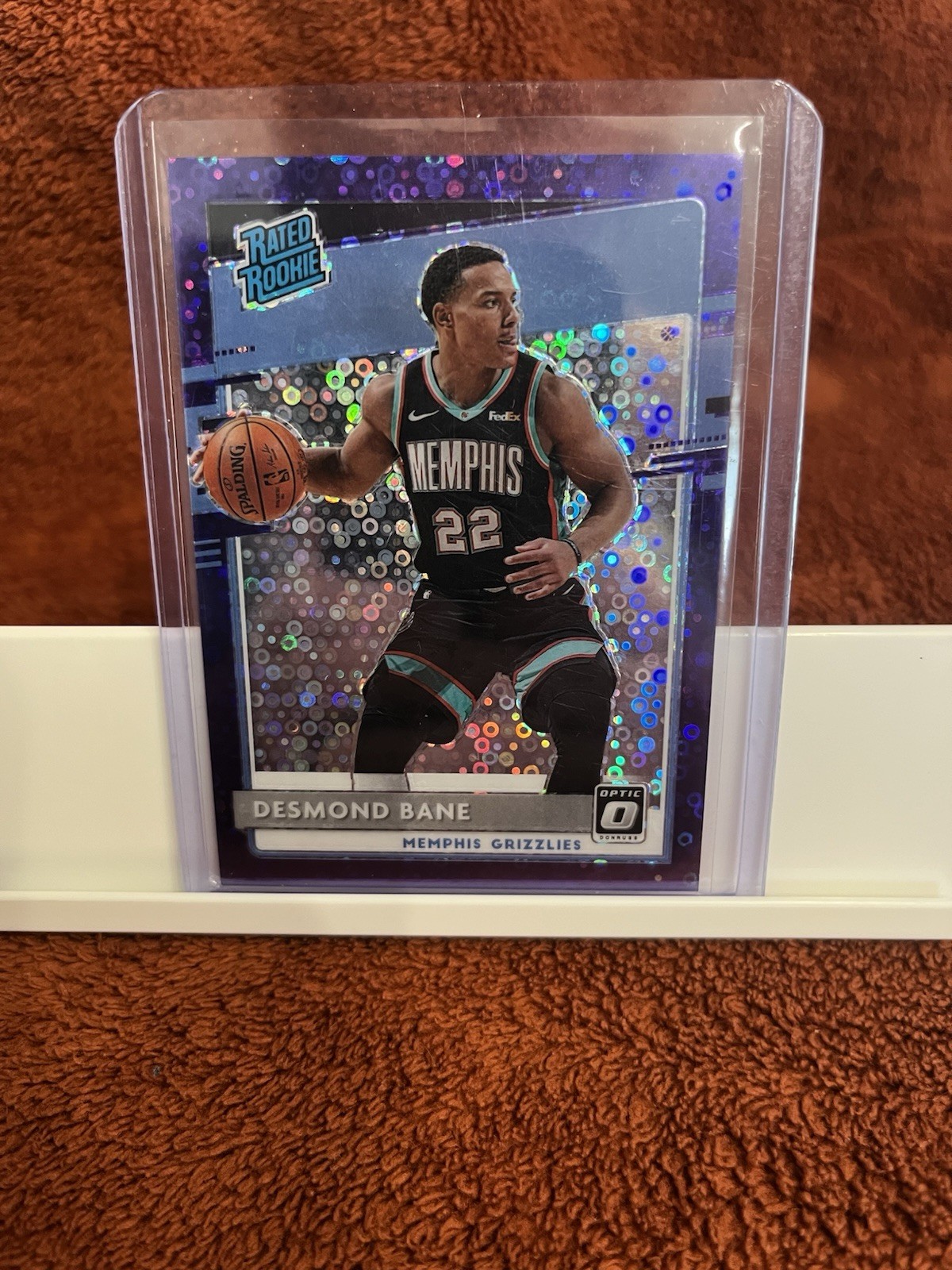 2020 Panini Donruss Optic - Desmond Bane #180 Fast Break Purple /95 Rookie (RC)
