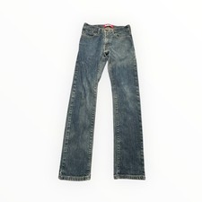 Levis Jeans Boys 16 Reg Blue 510 Super Skinny Dark Wash Denim 28x28 Stretch