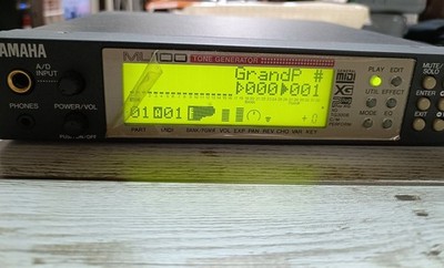 Yamaha MU100 Tone Generator XG Sound Module Synthesizer [Excellent