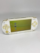 Sony PSP-1000 White Console #98 w/3600mAh Battery & No Charger Noisy UMD Drive