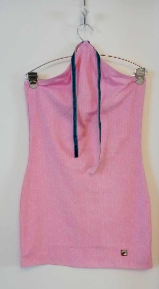 fila halter dress Pink Mini Sundress Size M wo 1/1/24-1/7/24