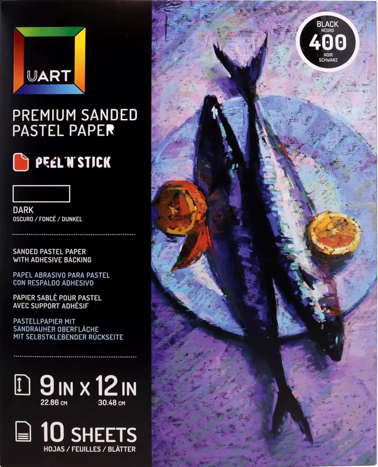 Pastel Paper Sanded Mounting Boards Peel Stick Art Surface 9x12 10 Sheets - Image 4 of 4