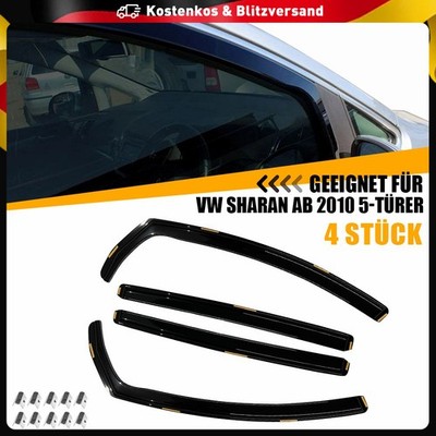 Windabweiser Regenabweiser für VW Sharan Ab 2010 5Türer Seitenscheibe Windschutz