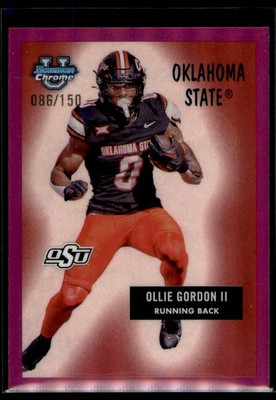 2024 Bowman University Chrome 1955 Ollie Gordon II Fuchsia /150 #55B-3